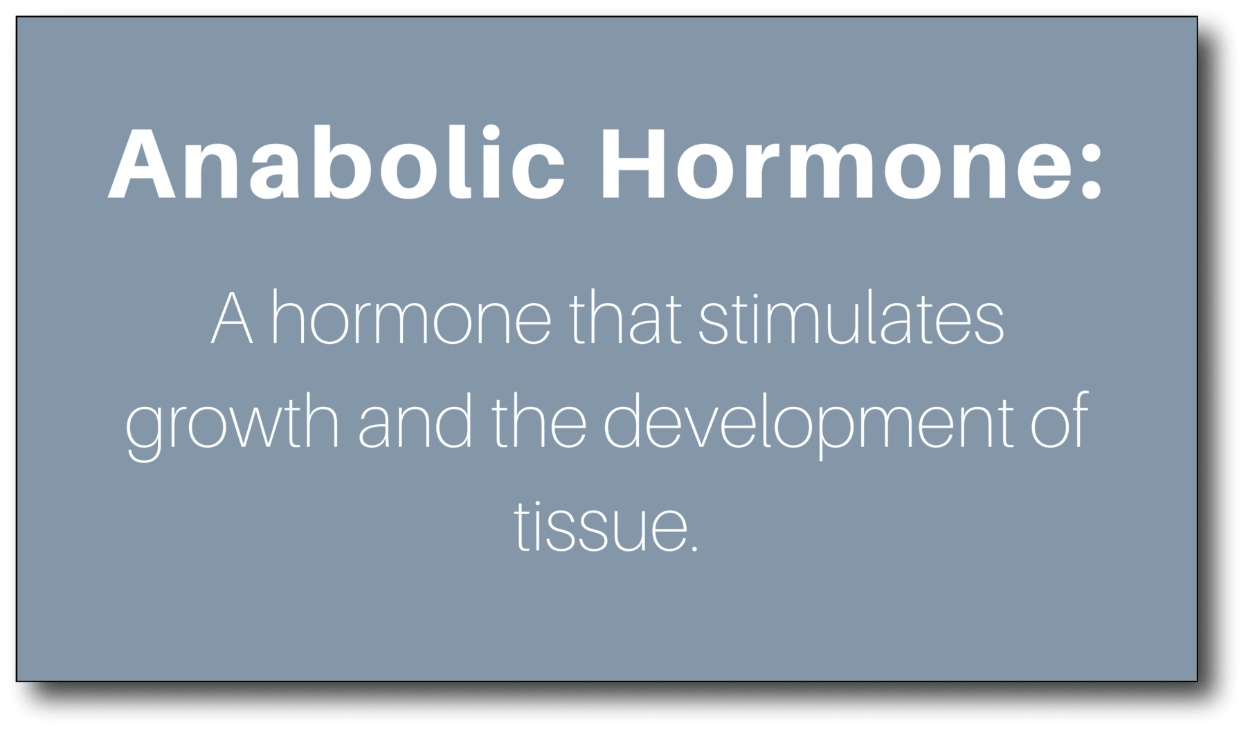 secret to weight loss - anabolic hormone definition