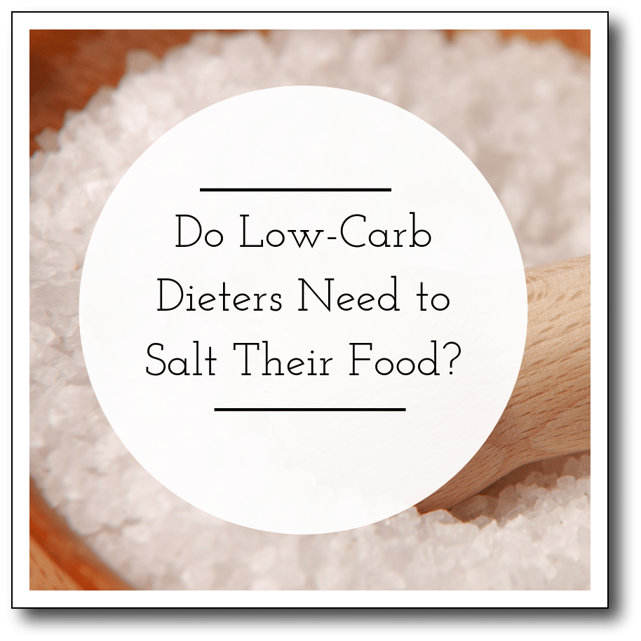 salt on a low carb diet