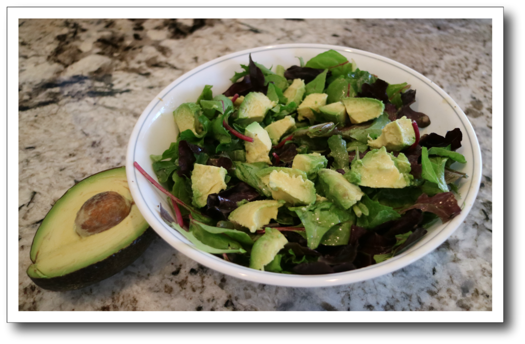 avocado is a health choice for 500-calorie meal